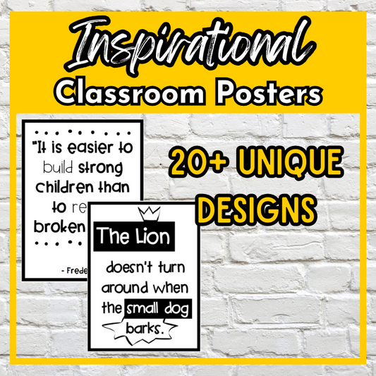 Inspirational Classroom Posters