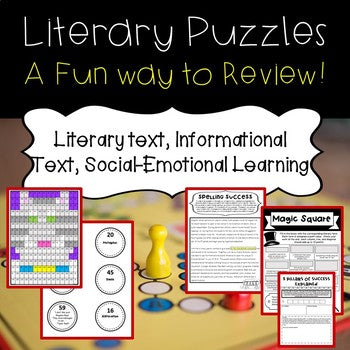 Literary Puzzles and Games