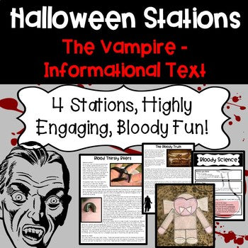 Halloween Activity: Vampire Stations