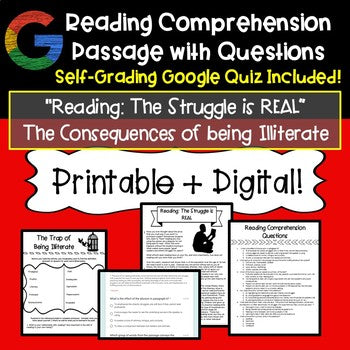 Reading Comprehension Passage with Questions | EOC Prep