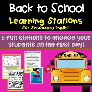 Back to School Stations For Secondary English