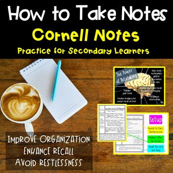 Cornell Notes | Note Taking Strategy for Middle School and High School