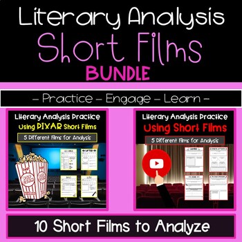 Literary Analysis Using Short Films Bundle | Secondary ELA