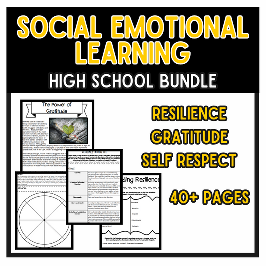 Social Emotional Learning Bundle for High School