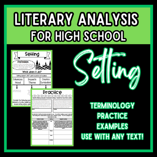 Literary Analysis: Setting