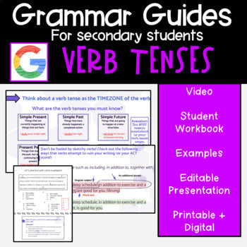 High School Grammar Practice - Verbs - ACT Practice